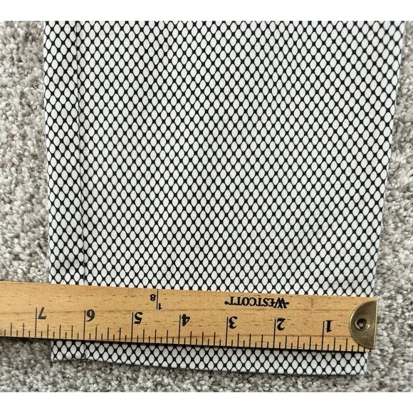 White House Black Market Womens Dress Pants Slim Ankle Geometric *MINT* Size 12 - Picture 4 of 7